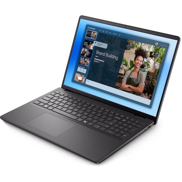 DELL 16 DC16250 16 inch FHD+ 300nits Core 7 150U 16GB 1TB SSD Backlit FP Win11Pro laptop - dodatni pogled