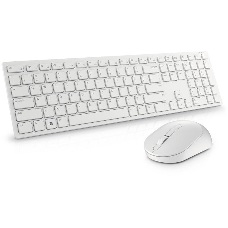 DELL KM5221W Pro Wireless US tastatura + miš bela - dodatni pogled