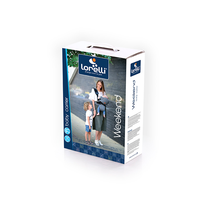 Lorelli Kengur nosiljka za bebe 2m+ Weekend blue 10010110006 - dodatni pogled