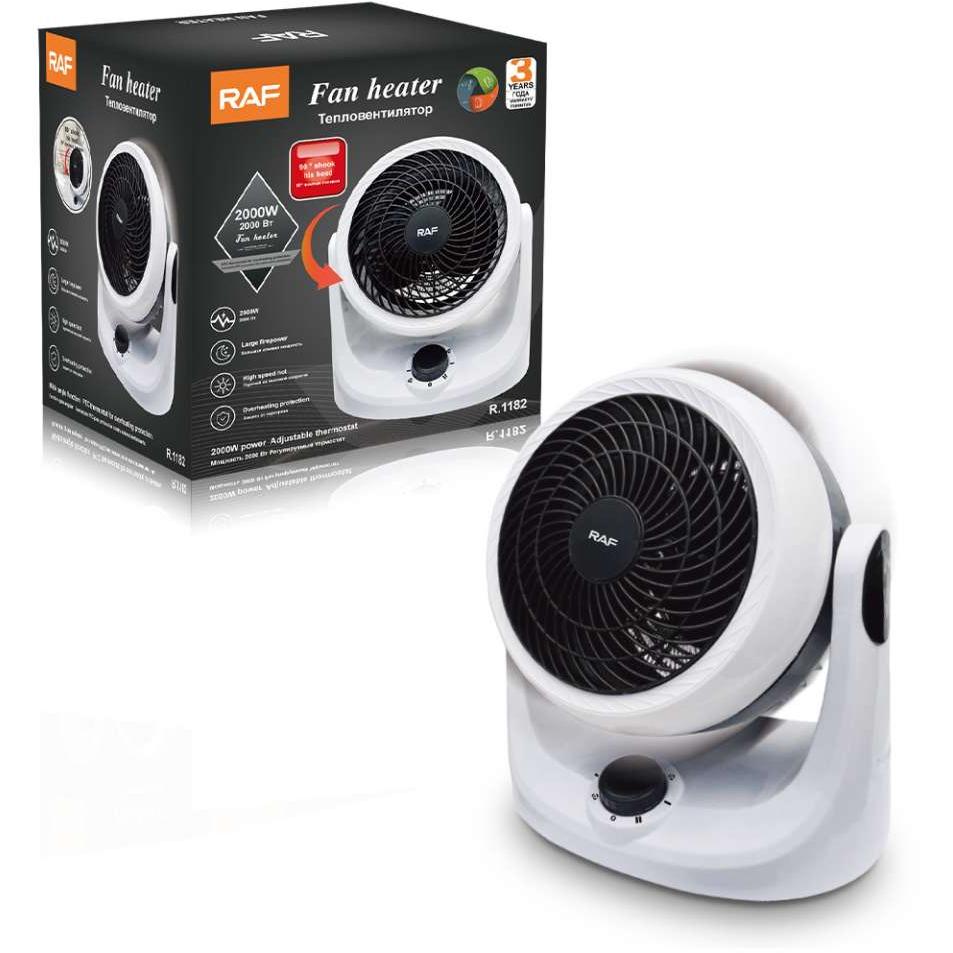 Raf R.1182 Grejalica Sa Ventilatorom Bela 2000w - dodatni pogled