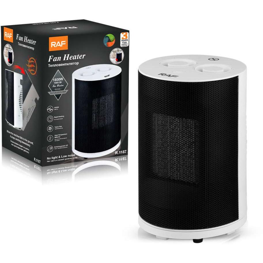Raf R.1187w Grejalica Sa Ventilatorom RotirajuĆa Bela 1800w - dodatni pogled