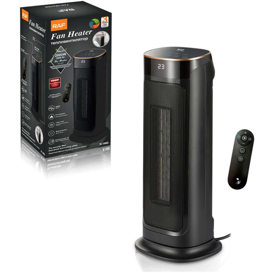 Raf R.1402 Stubna KeramiČka RotirajuĆa Grejalica Sa Daljinskim I Tajmerom 2000 - dodatni pogled