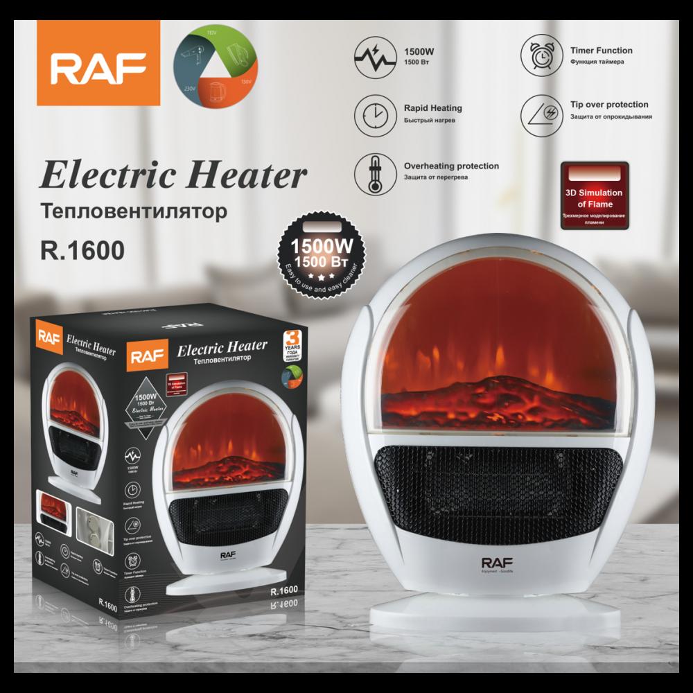 Raf R.1600 Mini KeramiČka Grejlica Sa Efektom Kamina Bela 1500w - dodatni pogled