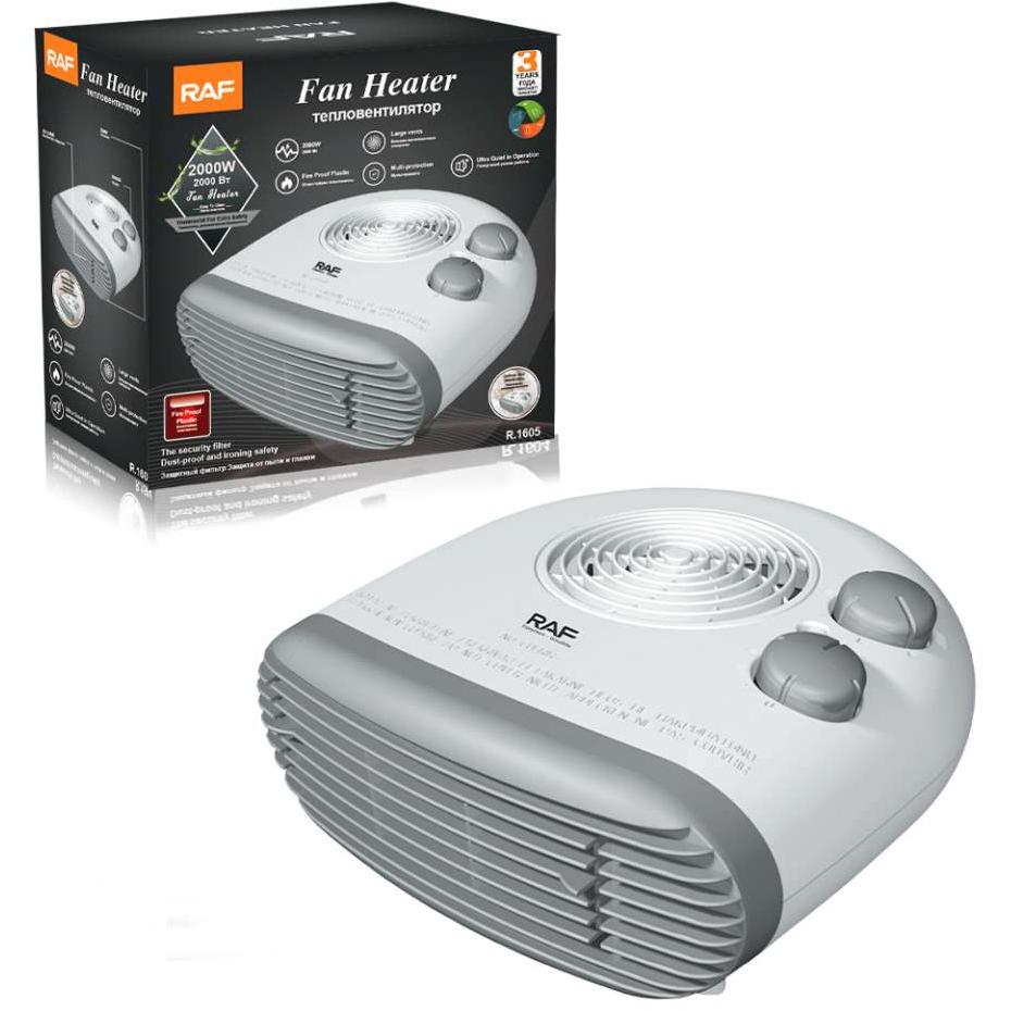 Raf R.1605 Kalorifer Belo/sivi 2000w - dodatni pogled