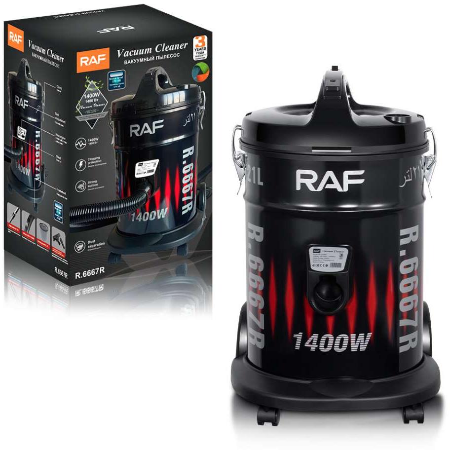 Raf R.6667r UsisivaČ 21l Crno/crveni 1400w - dodatni pogled