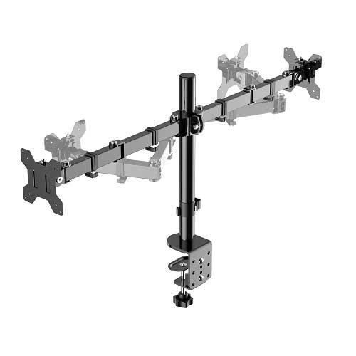 Podesivi stoni nosač za dva monitora od 13 do 27 inča Kettz NM-K233 - dodatni pogled
