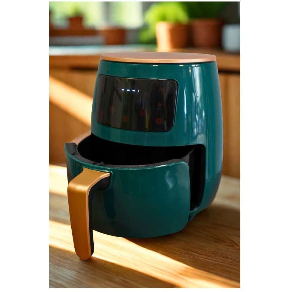 Friteza na vruć vazduh Quantek Q1301GR Air Fryer 6L 1600W Zelena - dodatni pogled