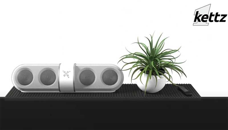 Polica za montažu na TV ili monitor 60cm Kettz NAV-K52 - dodatni pogled