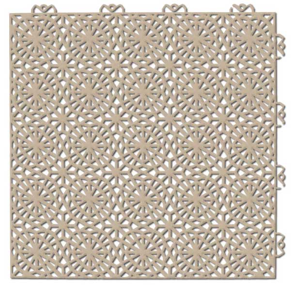 Podna obloga velike nosivosti za spoljnu upotrebu 1m2 7kom. Bergo XL Cedar Wood - dodatni pogled