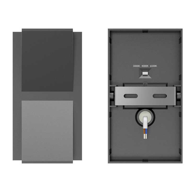 Zidna LED lampa sa promenljivom bojom svetla 2x6W Braytron BG38-02782 - dodatni pogled