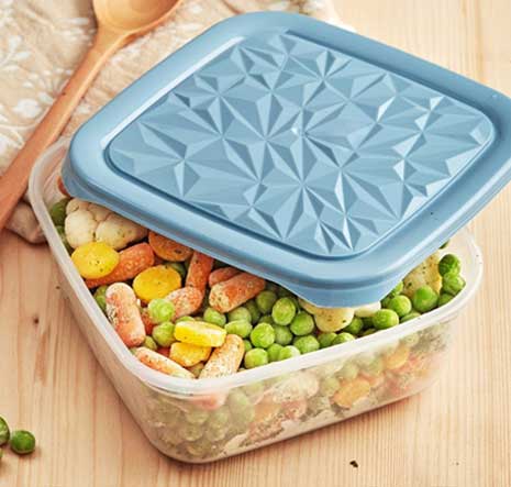 Komplet četvrtastih kutija za hranu sa poklopcima 3kom. Frigo Frozen - dodatni pogled