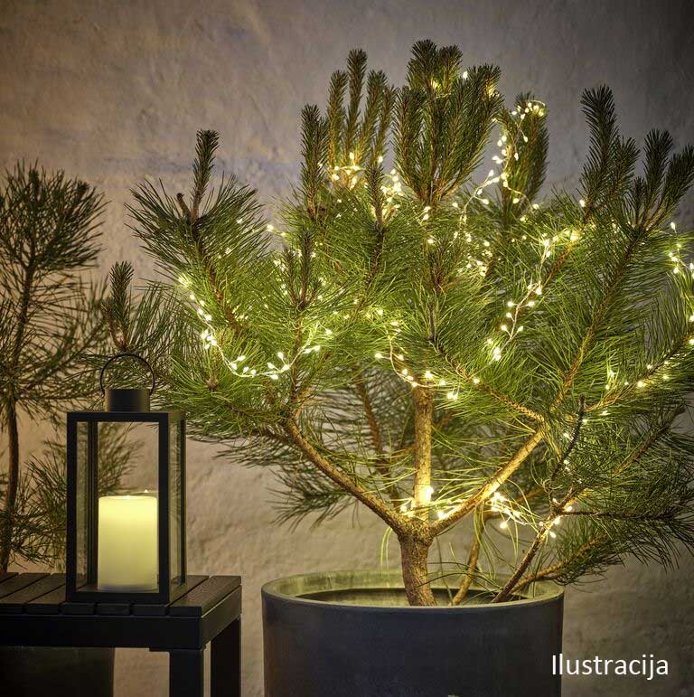 Niz sa 300 LED lampica sa tajmerom - dodatni pogled