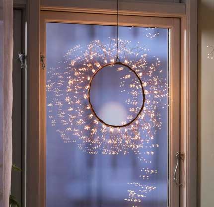 Venčić sa 720 LED lampica i automatskim tajmerom 25cm - dodatni pogled