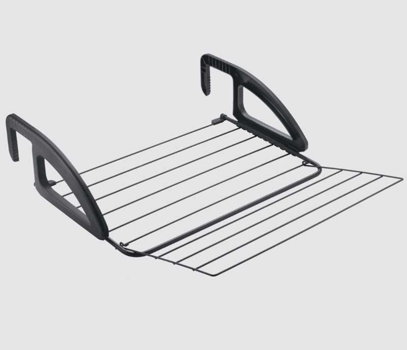 Sklopiva sušilica za veš za balkon ili radijator Metaltex Bries Onyx - dodatni pogled