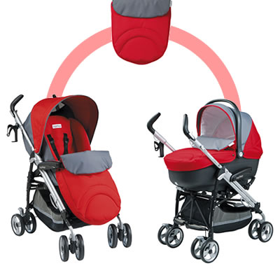 Peg Perego trio kolica Pliko P3 On Track Modular Blue Royal 0140.30 - dodatni pogled
