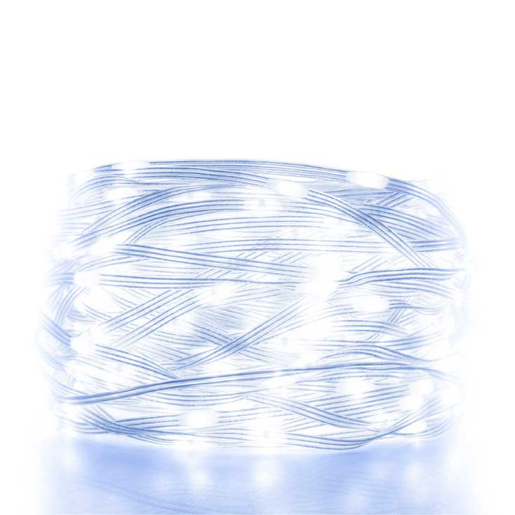 Svetleći niz sa 500 hladno belih LED dioda 35m - dodatni pogled