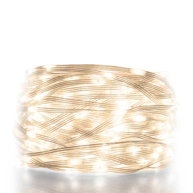 Svetleći niz sa 500 toplo belih LED dioda 35m - dodatni pogled