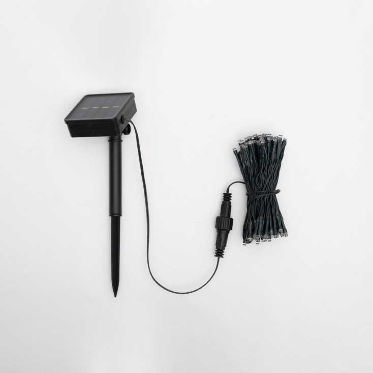 Niz od 100 hladno belih LED dioda sa solarnim napajanjem SLC100WH - dodatni pogled