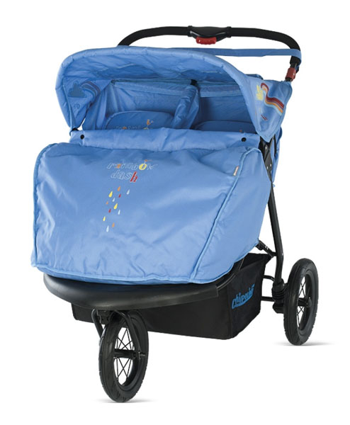 Chipolino Kolica za blizance Duo blue - dodatni pogled