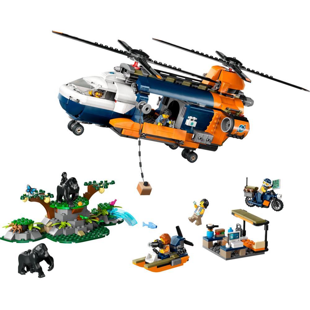 LEGO 60437 Helikopter – Istraživač Džungle U Kampu Baze - dodatni pogled