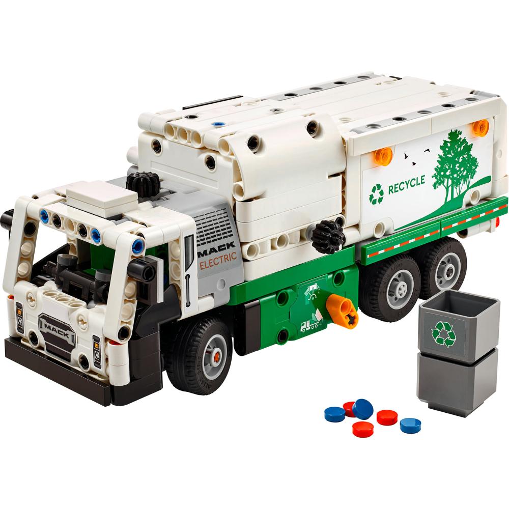 LEGO 42167 Mack® Lr Electric đubretar - dodatni pogled