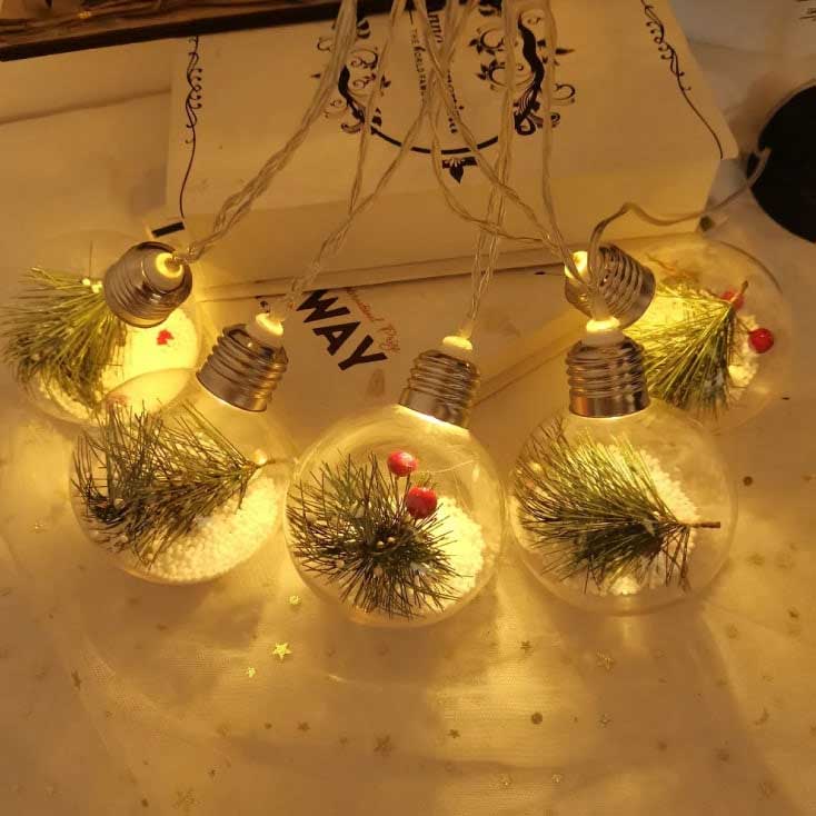 LED Svetleći niz sa lampicama u obliku sijalica 2.7m Za spoljnu i unutrašnju upotrebu - dodatni pogled