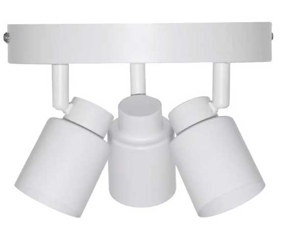 Bela spot lampa sa 3 GU10 grla Bez sijalica Osram Primal PL - dodatni pogled