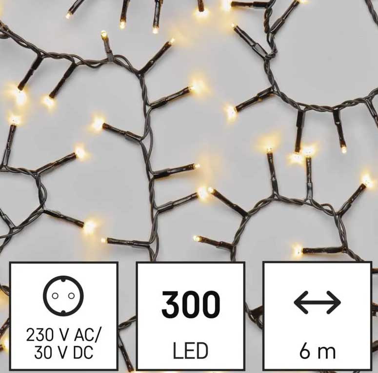 Novogodišnje lampice 300 LED 6m Sa tajmerom Emos D4BW04 - dodatni pogled
