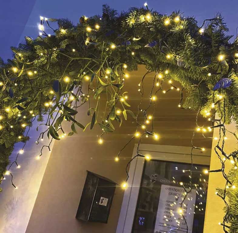 Novogodišnje lampice Ledenice 600 LED 10m Sa tajmerom Emos D4CW03 - dodatni pogled