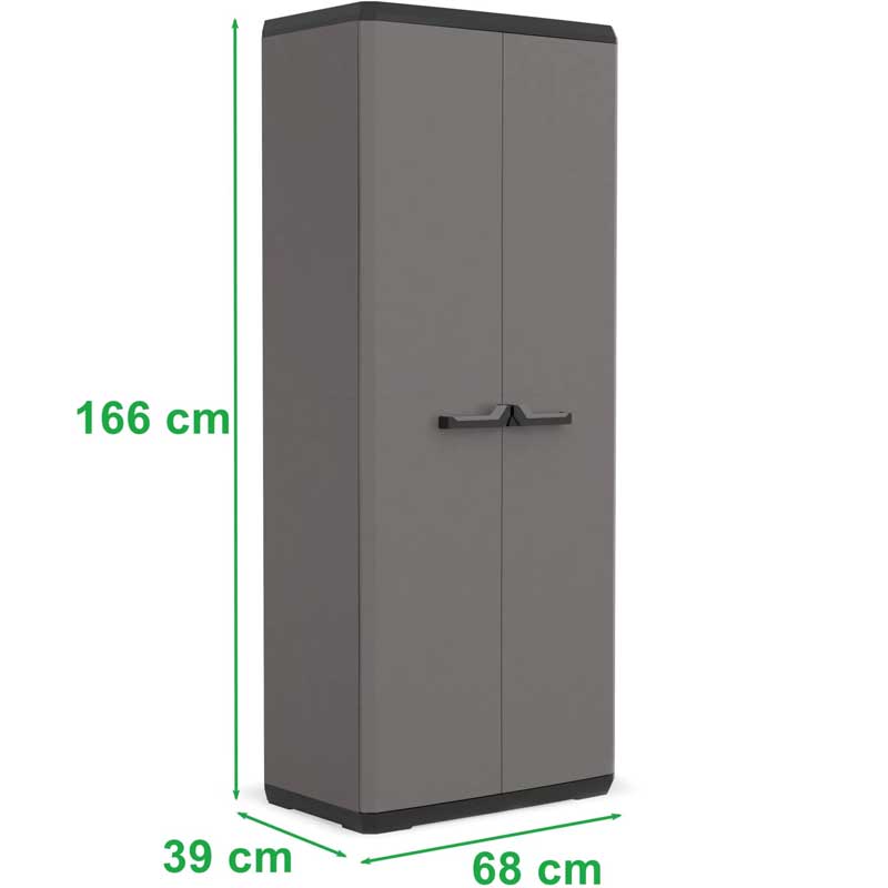 Čvrst i stabilan dvokrilni orman Keter Piu Utility - dodatni pogled