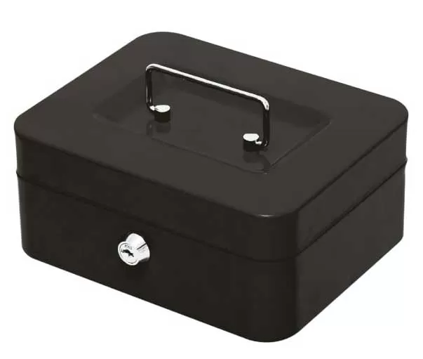 Kutija za novac - metalna kaseta sa ključem 20x9x16cm