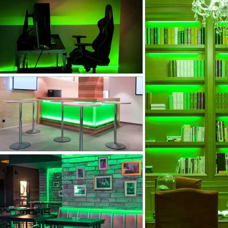 LED traka Zelena 5m IP20 - dodatni pogled