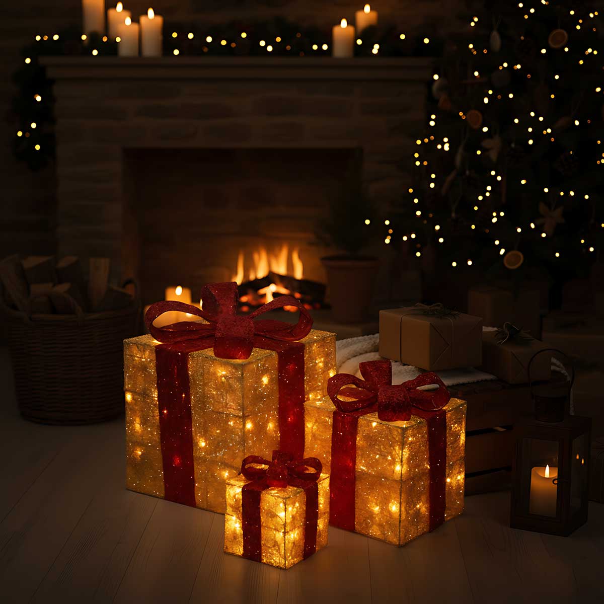 Poklon Kutije sa LED sijalicama - dodatni pogled