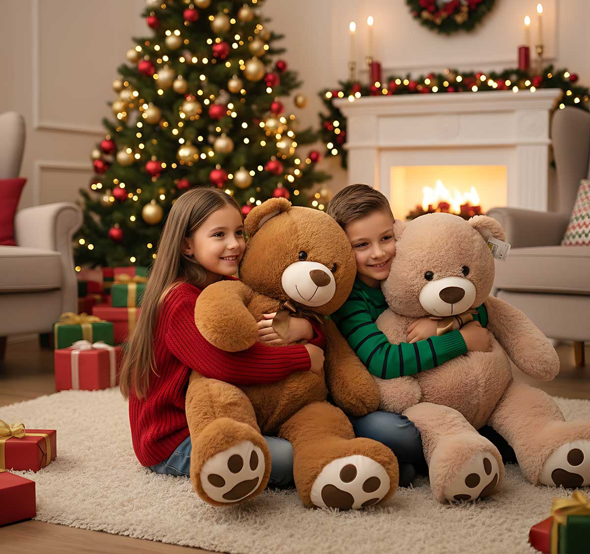 Plišani Meda Visine 100 cm - dodatni pogled