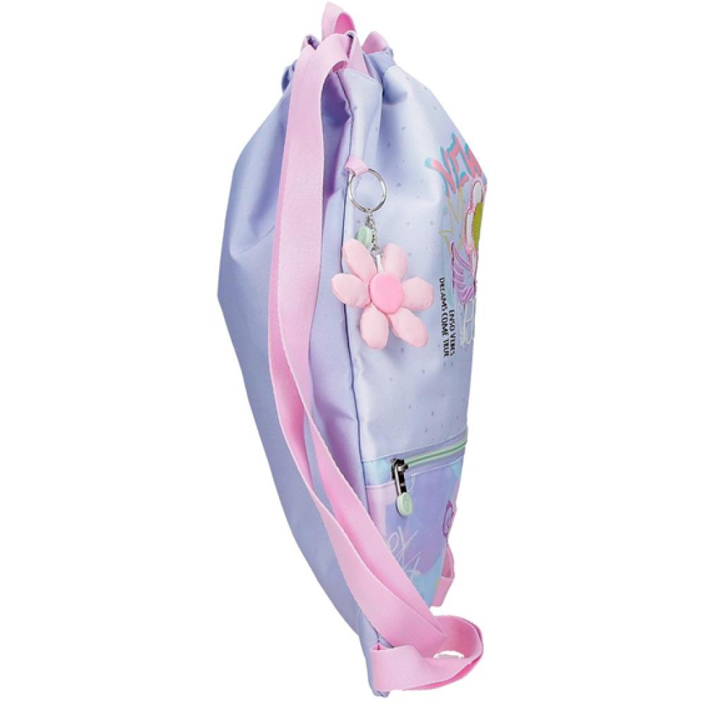 Torba - ranac sa uzicama Enso New Vibes lila 97938 - dodatni pogled