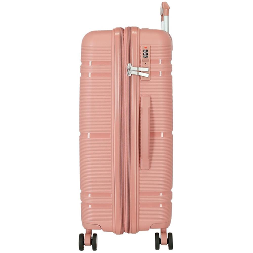 Komplet PP proširivih kofera 68cm i 55cm Roll Road Universe powder pink 54795 - dodatni pogled