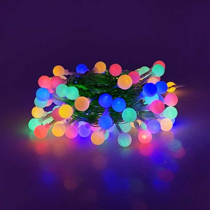 Lampice za jelku sa 200 višebojnih LED dioda 20m 220V Za spoljnu i unutrašnju upotrebu - dodatni pogled