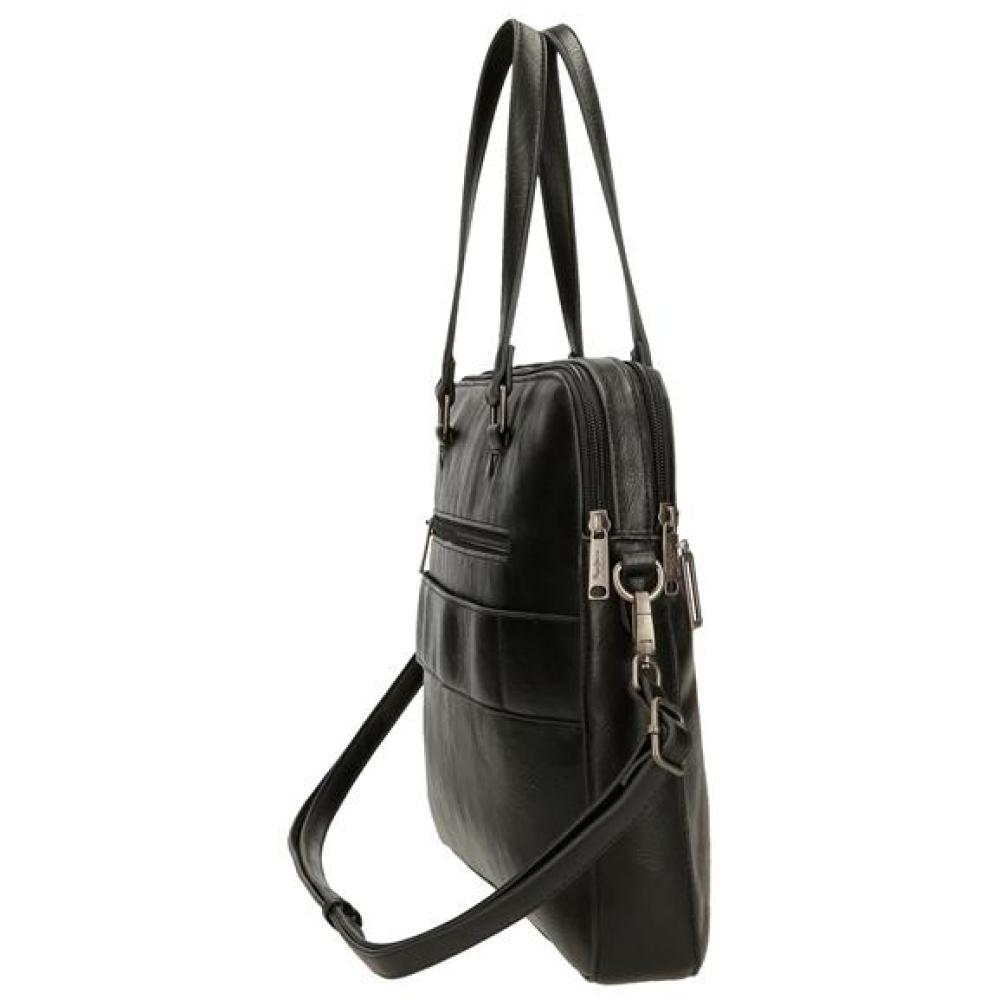 Ženska poslovna torba sa odeljkom za laptop PJL Bera black 72360 - dodatni pogled