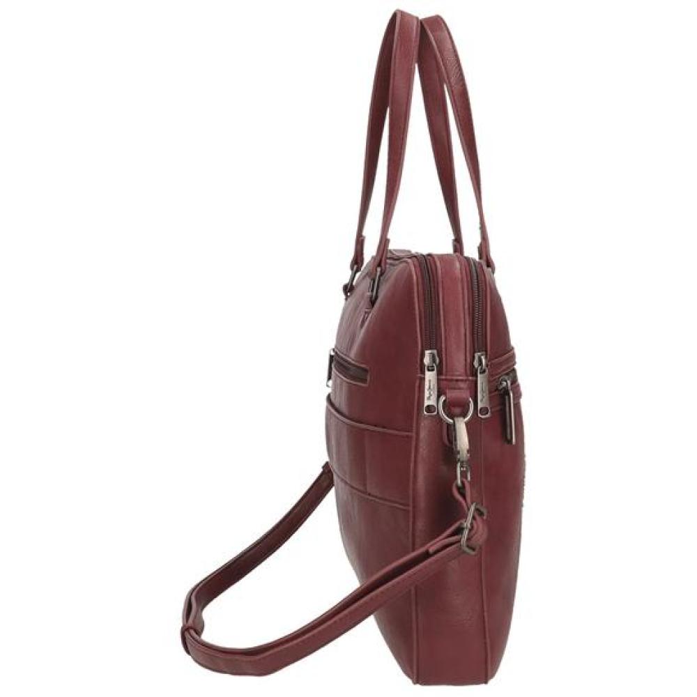 Ženska poslovna torba sa odeljkom za laptop PJL Bera bordeaux 72360 - dodatni pogled