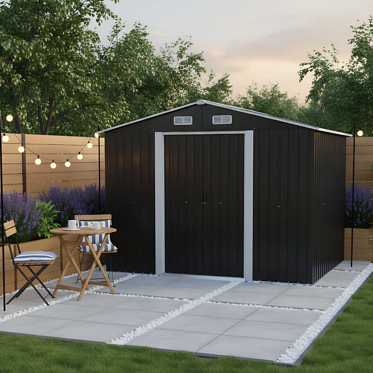 Metalna Baštenska Šupa - Kućica 7.4 m2 - dodatni pogled