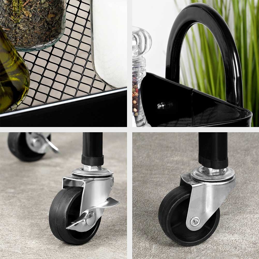 Pokretna polica sa tri korpe Vilde 568115 - dodatni pogled