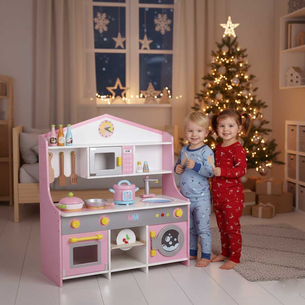 Drvena Kuhinjica 62 x 72 x 23 cm - dodatni pogled