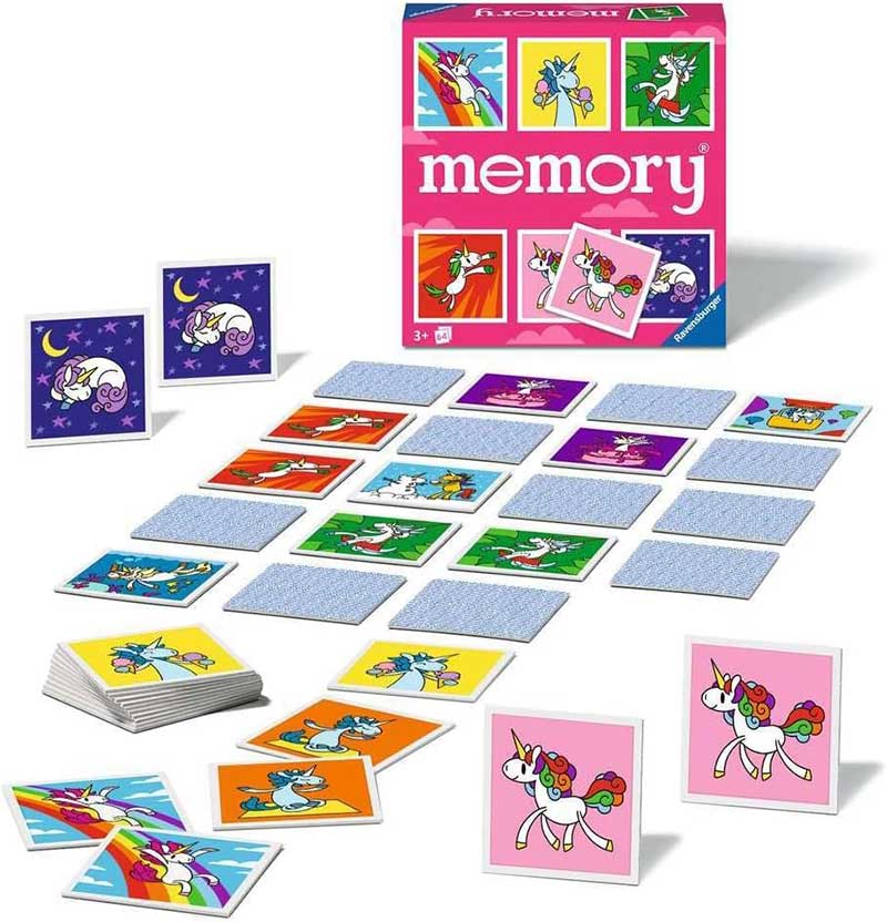 Društvena igra Memorija Jednorog Ravensburger 20999 - dodatni pogled