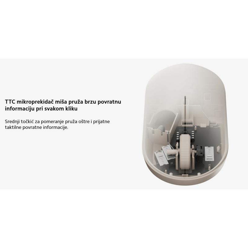 XIAOMI Wireless Mouse 2 lite miš beli (BHR8915GL) - dodatni pogled