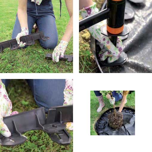 Savitljivi modularni graničnik za travu 4.8m - dodatni pogled