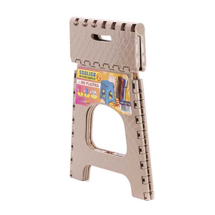 Sklopiva plastična hoklica nosivosti 130kg V35cm - dodatni pogled