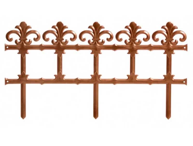 Baštenska ograda Prosperplast Garden Line 3.7m V34cm Terakota - dodatni pogled