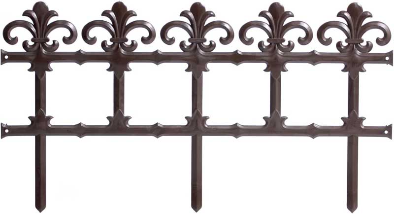 Baštenska ograda Prosperplast Garden Line 3.7m V34cm Braon - dodatni pogled