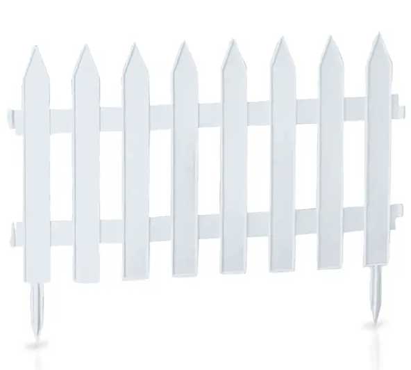 Prosperplast Modularna baštenska ograda 3.2m V35cm Bela - dodatni pogled
