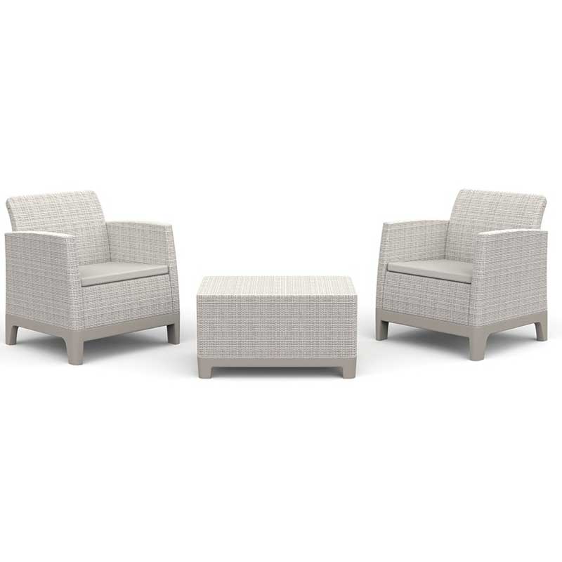 Keter Scandi Forma Balkonski Set sa Box stolom Bež - dodatni pogled